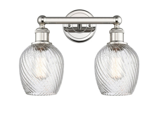 Edison Two Light Bath Vanity Polished Nickel