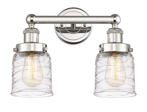 Edison Two Light Bath Vanity Polished Nickel