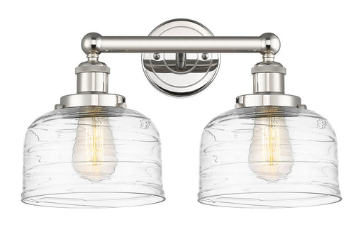 Edison Two Light Bath Vanity Polished Nickel