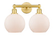 Innovations - 616-2W-SG-G121-8 - Two Light Bath Vanity - Downtown Urban - Satin Gold