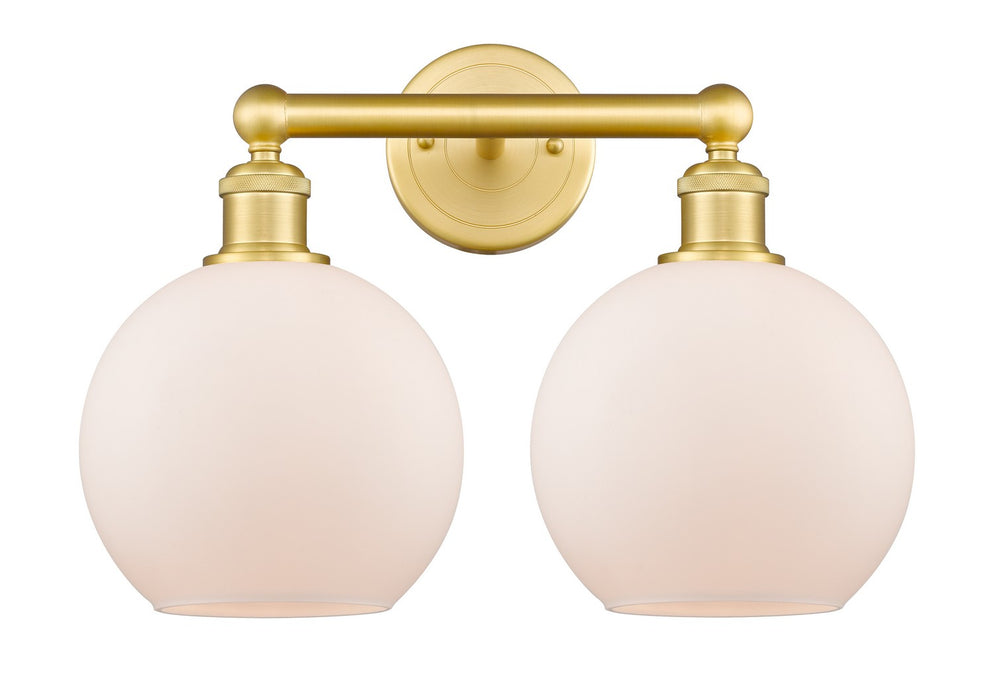 Innovations - 616-2W-SG-G121-8 - Two Light Bath Vanity - Downtown Urban - Satin Gold