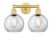 Innovations - 616-2W-SG-G122-8 - Two Light Bath Vanity - Downtown Urban - Satin Gold