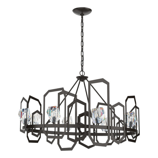 Gatsby Eight Light Chandelier Oil Rubbed Bronze