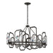 Hubbardton Forge - 105020-SKT-14-CR - Eight Light Chandelier - Gatsby - Oil Rubbed Bronze
