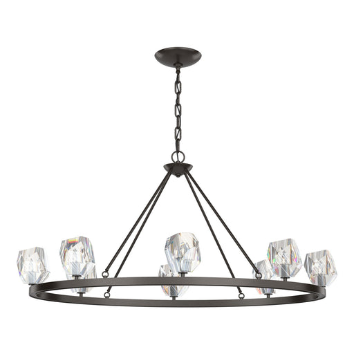 Gatsby Eight Light Chandelier Oil Rubbed Bronze