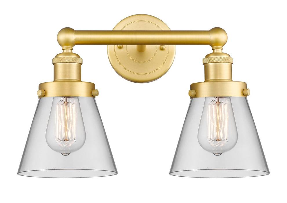 Innovations - 616-2W-SG-G62 - Two Light Bath Vanity - Edison - Satin Gold