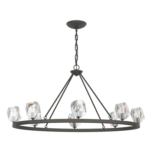 Gatsby Eight Light Chandelier Natural Iron