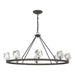 Hubbardton Forge - 105021-SKT-20-CR - Eight Light Chandelier - Gatsby - Natural Iron