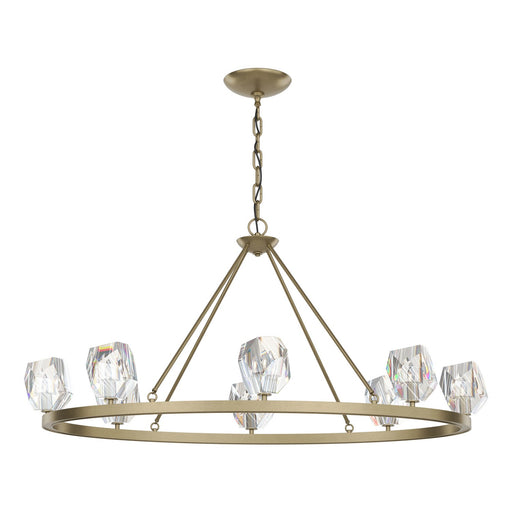 Gatsby Eight Light Chandelier Soft Gold