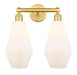 Innovations - 616-2W-SG-G651-7 - Two Light Bath Vanity - Downtown Urban - Satin Gold