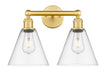 Innovations - 616-2W-SG-GBC-82 - Two Light Bath Vanity - Downtown Urban - Satin Gold