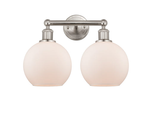 Edison Two Light Bath Vanity Satin Nickel
