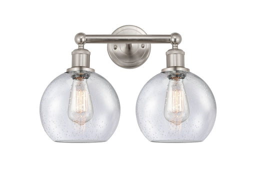Edison Two Light Bath Vanity Satin Nickel