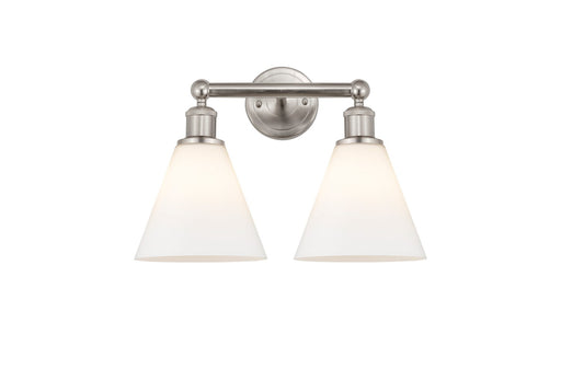 Edison Two Light Bath Vanity Satin Nickel