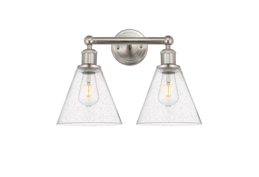 Edison Two Light Bath Vanity Satin Nickel