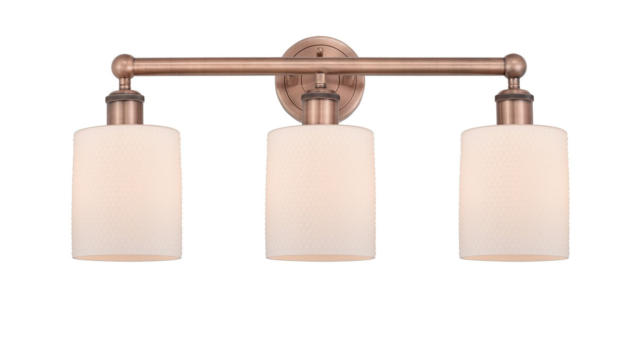 Innovations - 616-3W-AC-G111 - Three Light Bath Vanity - Edison - Antique Copper