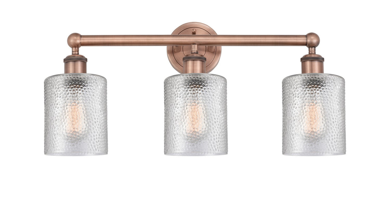 Innovations - 616-3W-AC-G112 - Three Light Bath Vanity - Edison - Antique Copper