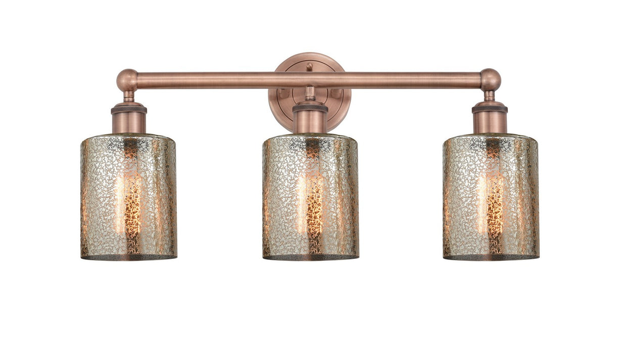 Innovations - 616-3W-AC-G116 - Three Light Bath Vanity - Edison - Antique Copper