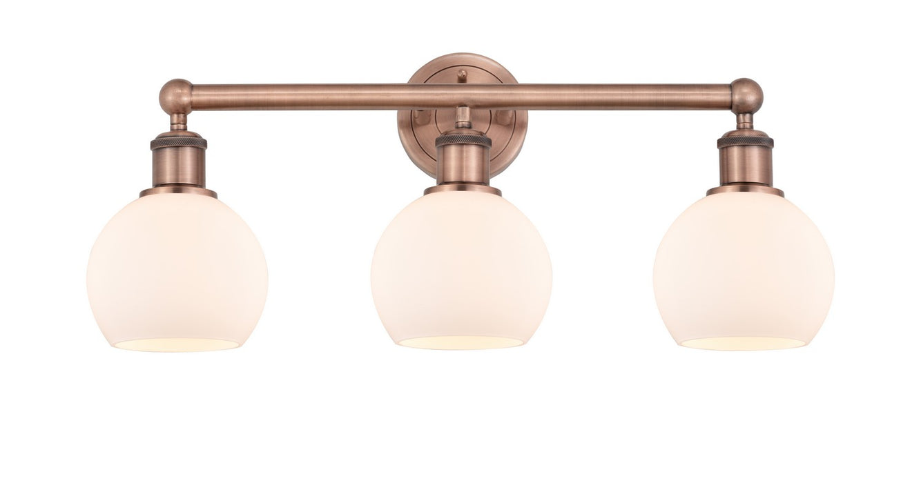 Innovations - 616-3W-AC-G121-6 - Three Light Bath Vanity - Edison - Antique Copper