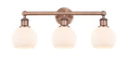 Innovations - 616-3W-AC-G121-6 - Three Light Bath Vanity - Edison - Antique Copper