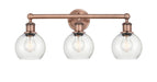 Innovations - 616-3W-AC-G124-6 - Three Light Bath Vanity - Edison - Antique Copper