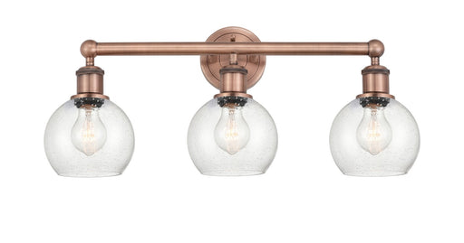 Innovations - 616-3W-AC-G124-6 - Three Light Bath Vanity - Edison - Antique Copper