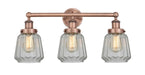 Innovations - 616-3W-AC-G142 - Three Light Bath Vanity - Edison - Antique Copper