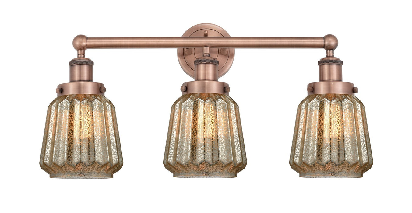 Innovations - 616-3W-AC-G146 - Three Light Bath Vanity - Edison - Antique Copper