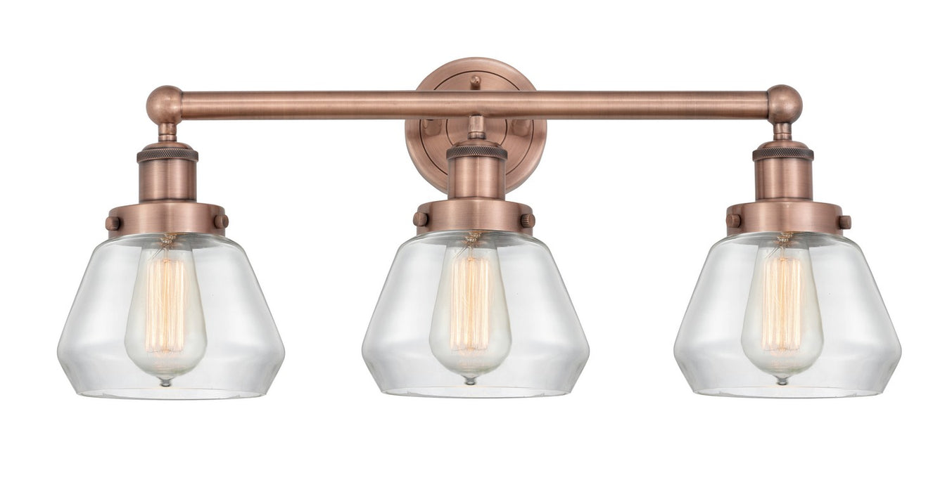 Innovations - 616-3W-AC-G172 - Three Light Bath Vanity - Edison - Antique Copper