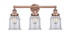 Innovations - 616-3W-AC-G182 - Three Light Bath Vanity - Edison - Antique Copper