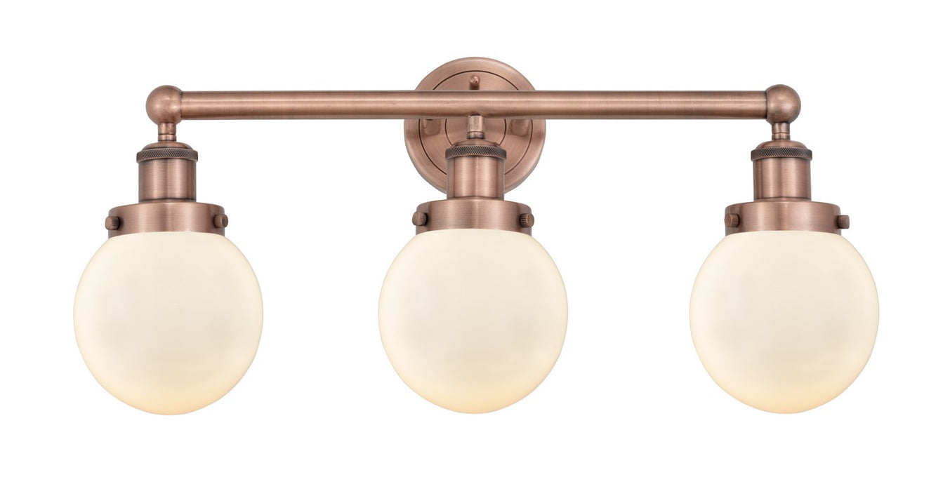 Innovations - 616-3W-AC-G201-6 - Three Light Bath Vanity - Edison - Antique Copper