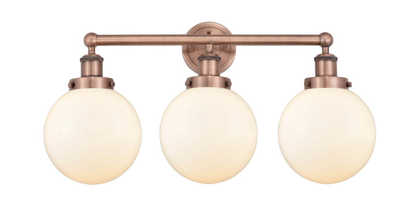 Innovations - 616-3W-AC-G201-8 - Three Light Bath Vanity - Edison - Antique Copper