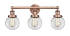 Innovations - 616-3W-AC-G202-6 - Three Light Bath Vanity - Edison - Antique Copper