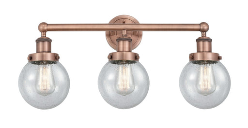 Innovations - 616-3W-AC-G204-6 - Three Light Bath Vanity - Edison - Antique Copper