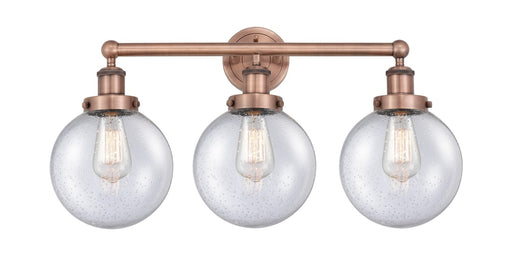 Innovations - 616-3W-AC-G204-8 - Three Light Bath Vanity - Edison - Antique Copper