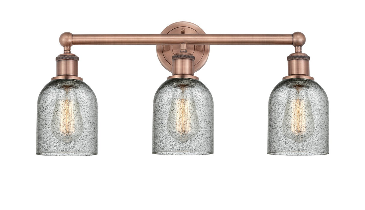 Innovations - 616-3W-AC-G257 - Three Light Bath Vanity - Edison - Antique Copper