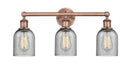 Innovations - 616-3W-AC-G257 - Three Light Bath Vanity - Edison - Antique Copper