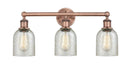 Innovations - 616-3W-AC-G259 - Three Light Bath Vanity - Edison - Antique Copper