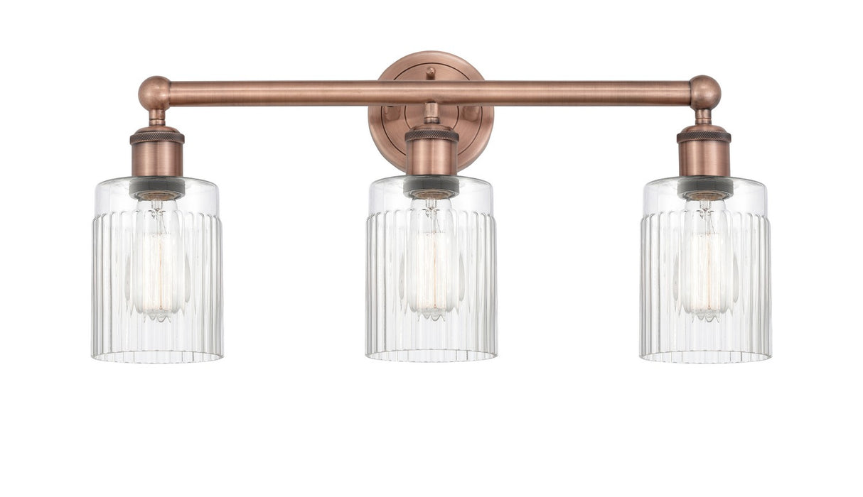 Innovations - 616-3W-AC-G342 - Three Light Bath Vanity - Edison - Antique Copper