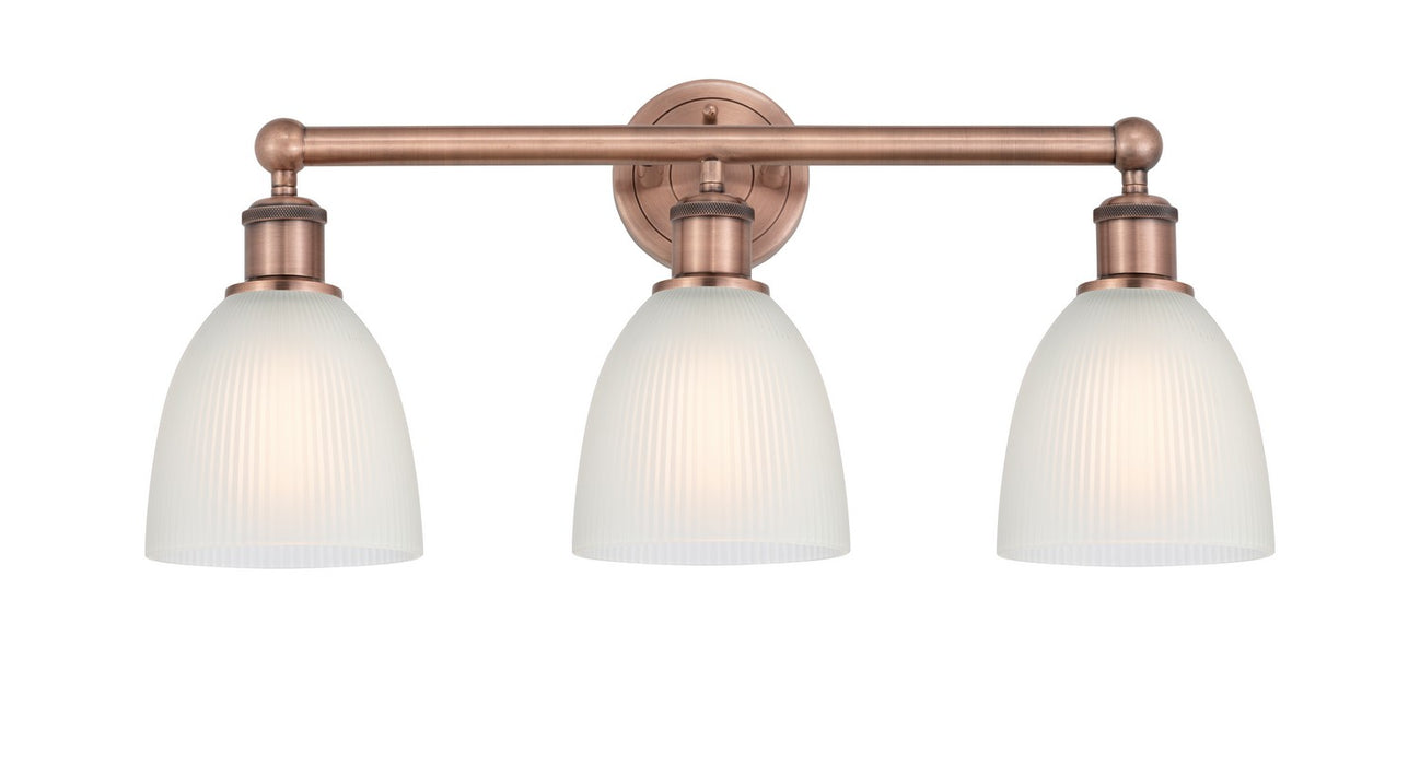 Innovations - 616-3W-AC-G381 - Three Light Bath Vanity - Edison - Antique Copper