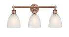 Innovations - 616-3W-AC-G381 - Three Light Bath Vanity - Edison - Antique Copper