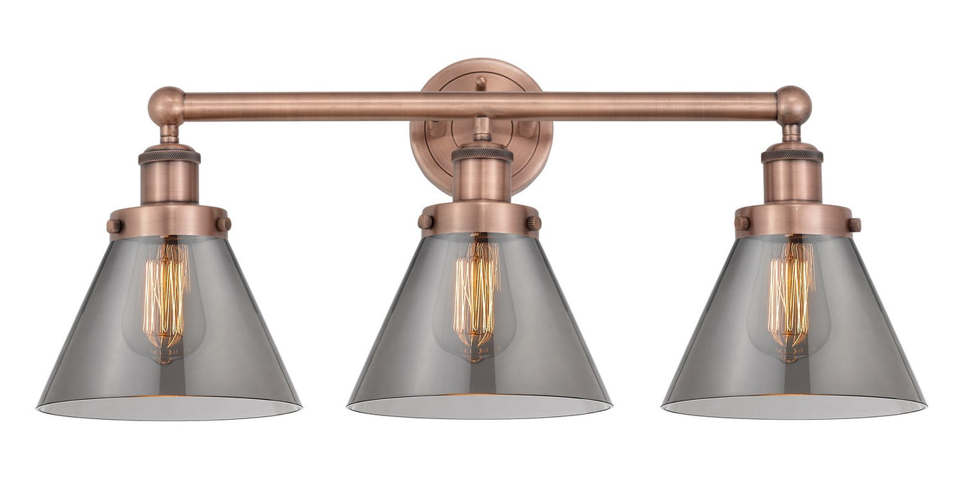 Innovations - 616-3W-AC-G43 - Three Light Bath Vanity - Edison - Antique Copper