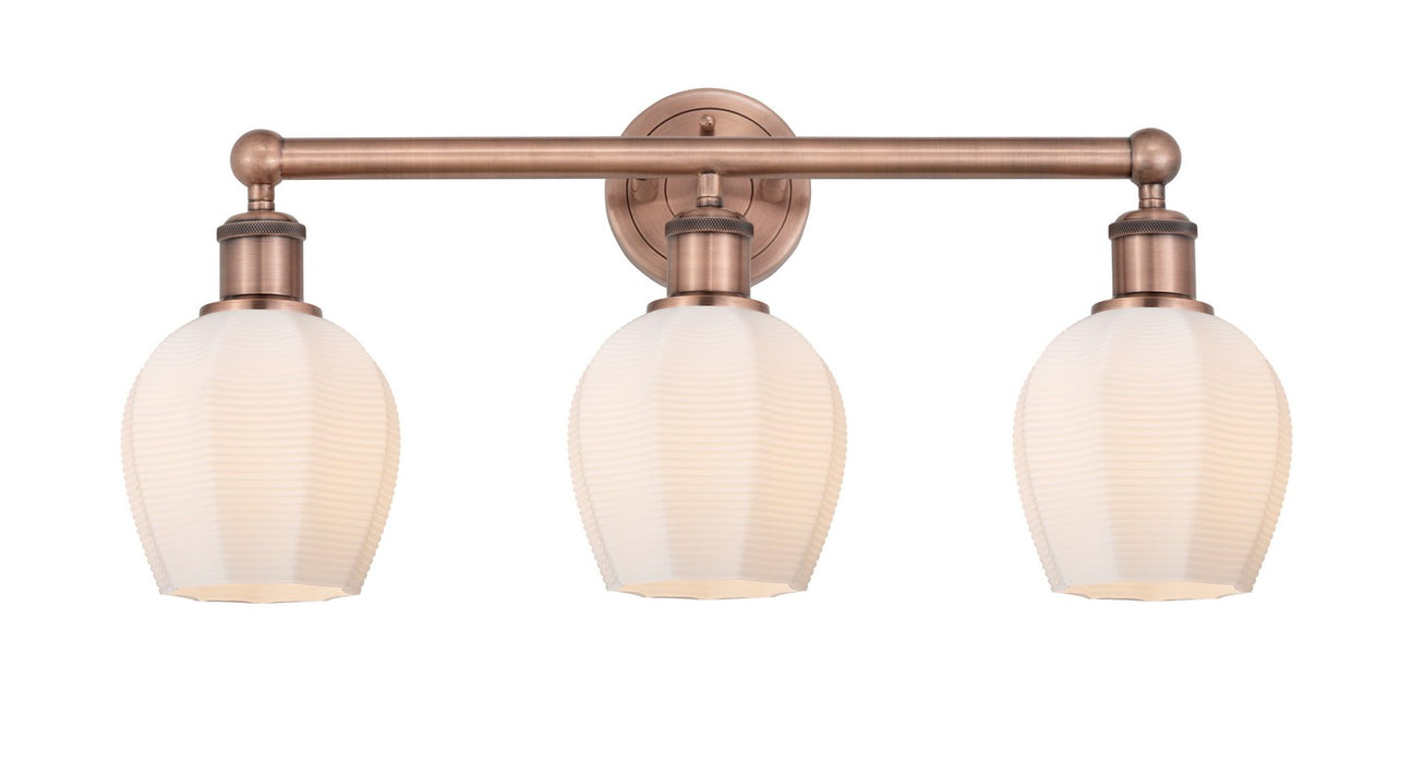 Innovations - 616-3W-AC-G461-6 - Three Light Bath Vanity - Edison - Antique Copper