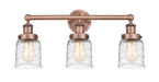 Innovations - 616-3W-AC-G513 - Three Light Bath Vanity - Edison - Antique Copper