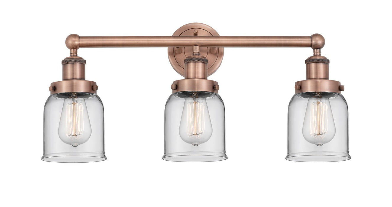 Innovations - 616-3W-AC-G52 - Three Light Bath Vanity - Edison - Antique Copper