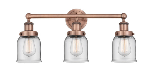 Innovations - 616-3W-AC-G52 - Three Light Bath Vanity - Edison - Antique Copper