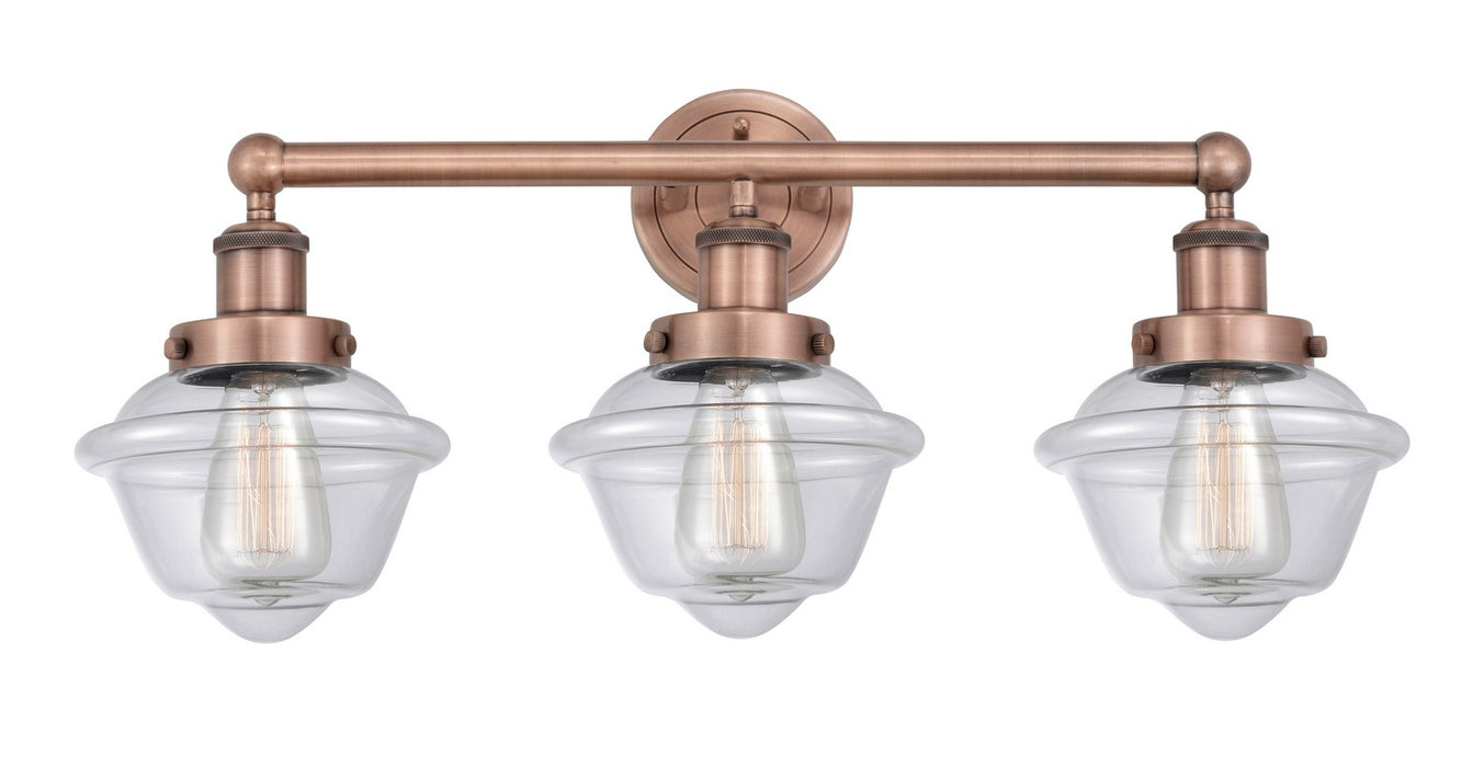 Innovations - 616-3W-AC-G532 - Three Light Bath Vanity - Edison - Antique Copper