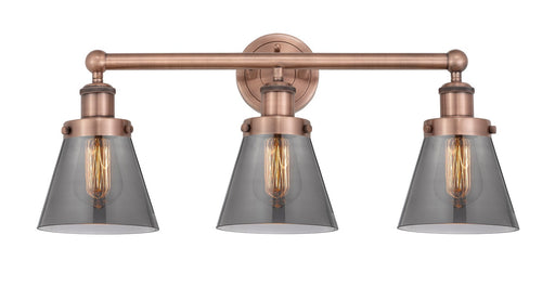 Innovations - 616-3W-AC-G63 - Three Light Bath Vanity - Edison - Antique Copper