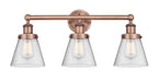 Innovations - 616-3W-AC-G64 - Three Light Bath Vanity - Edison - Antique Copper