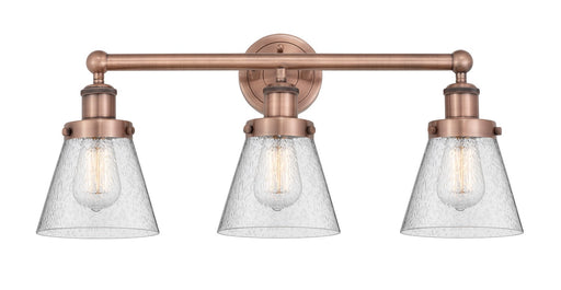 Innovations - 616-3W-AC-G64 - Three Light Bath Vanity - Edison - Antique Copper